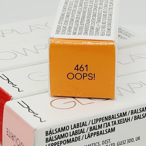 Mac Tender Talk Glow Play Lip Balm Oops Light Yellow Brand New in Box Authentic - Picture 14 of 14